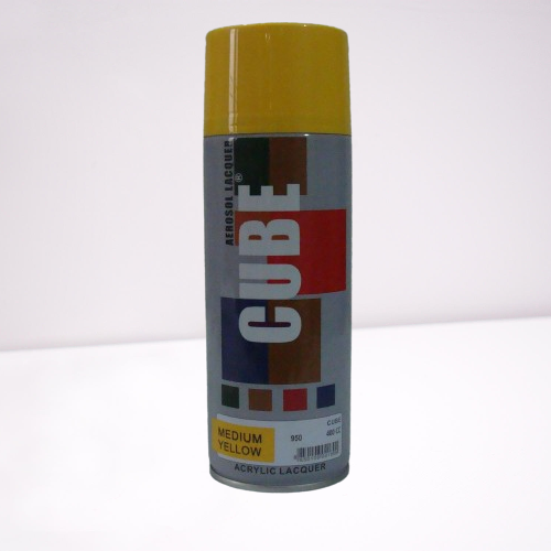   Yellow  Aerosol spray paint for home renovation projects